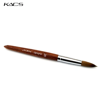 

20# Acrylic Nail Art brush 100% Kolinsky Sable Pen Red wood Acrylic Brush for Nail Art Handle Painting Brush Manicure Brushes