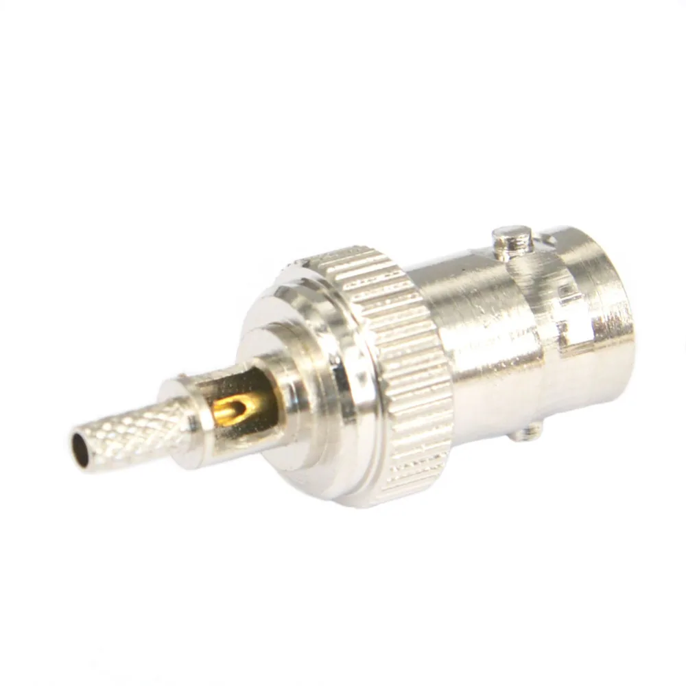 

10 Pieces RF Connector RP BNC Female Crimp Plug for RG316 RG174 LMR100 Coaxial Cable