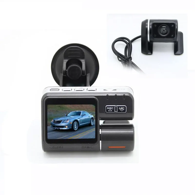Автомобильный видеорегистратор с двумя объективами I1000S Full HD 1080P 2 0 дюйма ЖК +