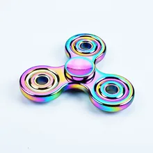 Треугольный гироскоп палец Спиннер пластик EDC рука для аутизма/СДВГ тревога Стресс помощи фокус игрушки подарок много цветов