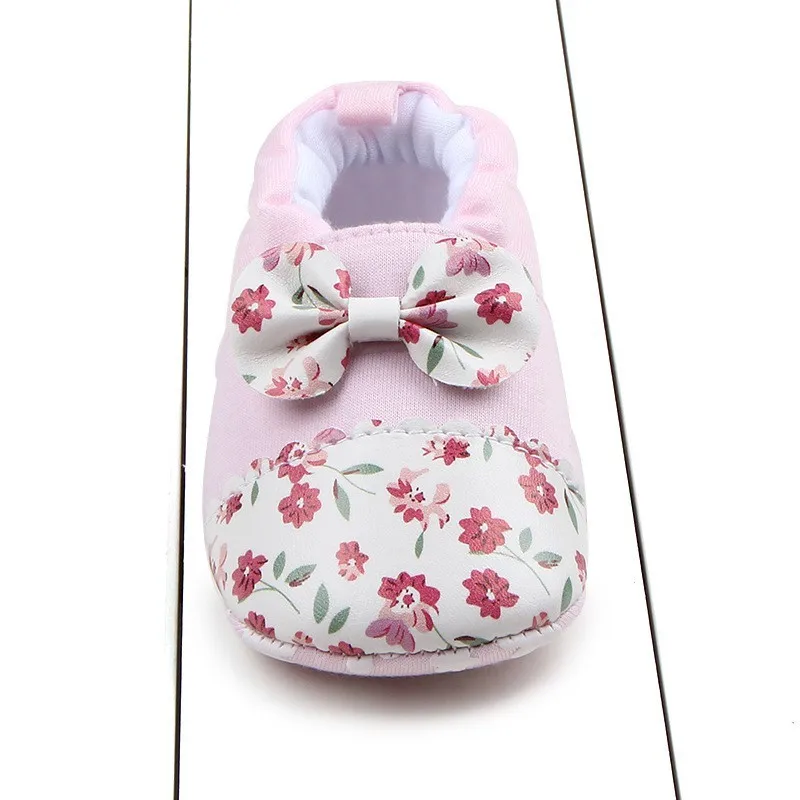 Для девочек и мальчиков противоскользящие Нескользящая Обувь для новорожденных из флока теплая обувь Мягкий хлопок малыша Обувь для