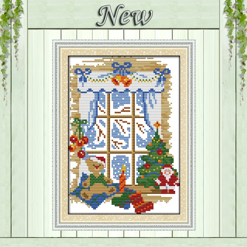 Christmas Memories DIY Chart Counted Cross Stitch Patterns Needlework DMC