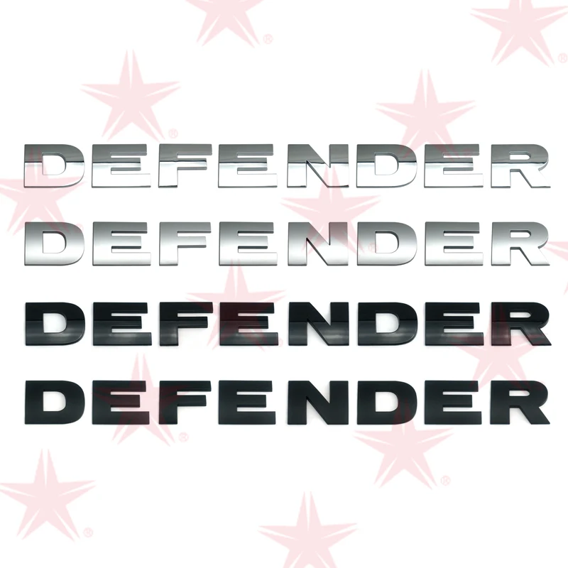 

Defender Bonnet Car Emblem Logo Sign Hood letter