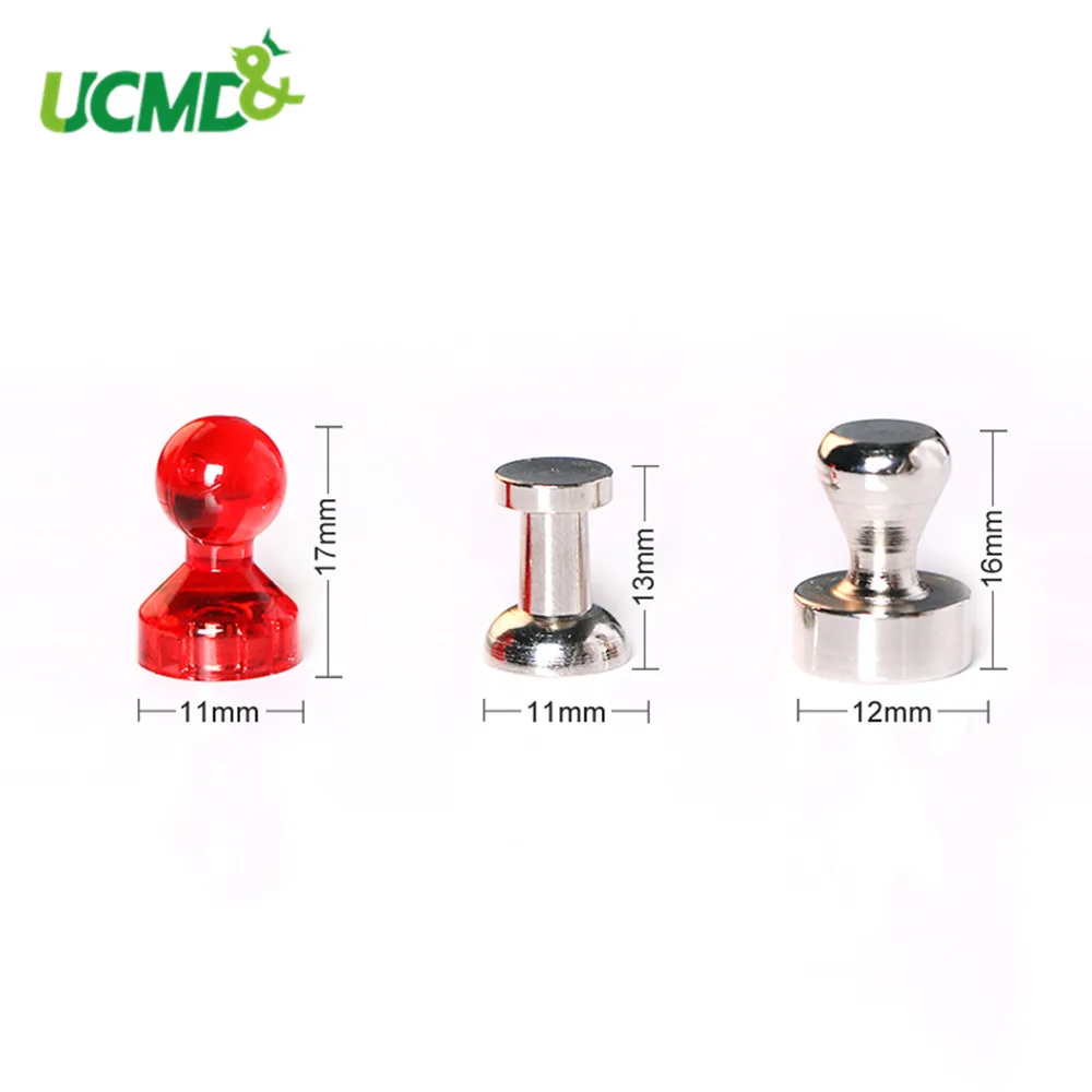 

4pcs Magnetic Key Holder Racks orginazer Magnetic Thumbtacks Noticeboard Skittle Pin Home Office MultiPurpose Storage Bracket