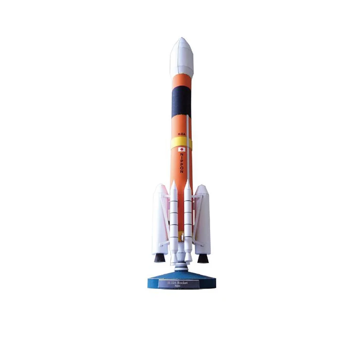 45 см H2 Rocket 3D бумажная модель DIY ручной опыт научно техническое пространство