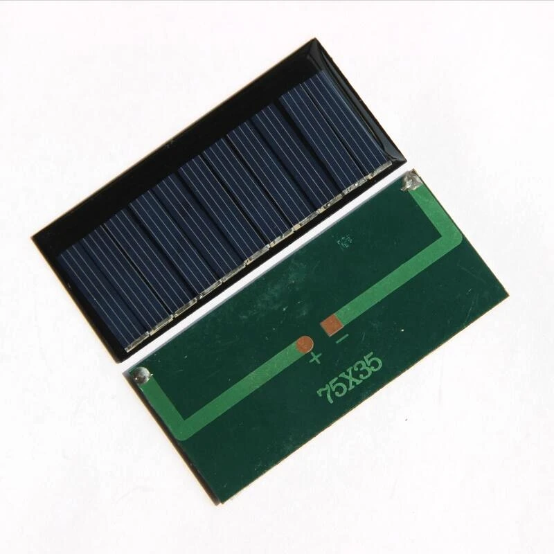 BUHESHUI оптовая продажа 60MA В 5,5 В солнечная батарея поликристаллическая солнечная панель DIY Солнечная игрушка образование солнечное зарядное