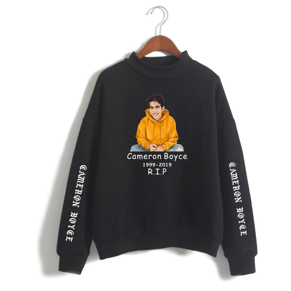 

2019 R.I.P. Cameron Boyce Masterpiece Descendants 2D print Women/Men Clothes Turtlenecks Long Sleeve High collar sweatshirt