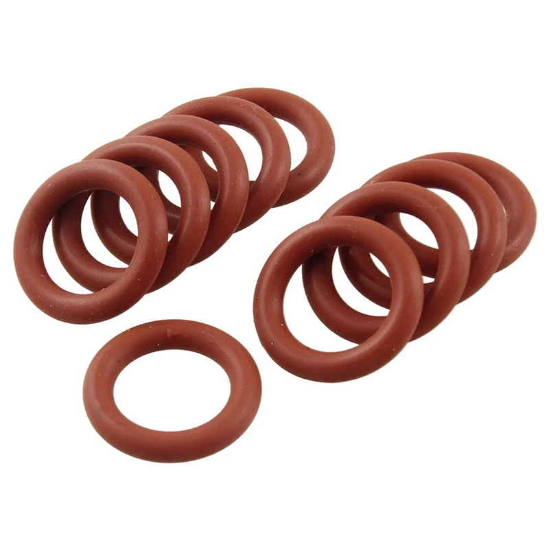 10 PCS Flexible Silicone O Ring Seal Gasket 13mm x 20mm x 3 5mm