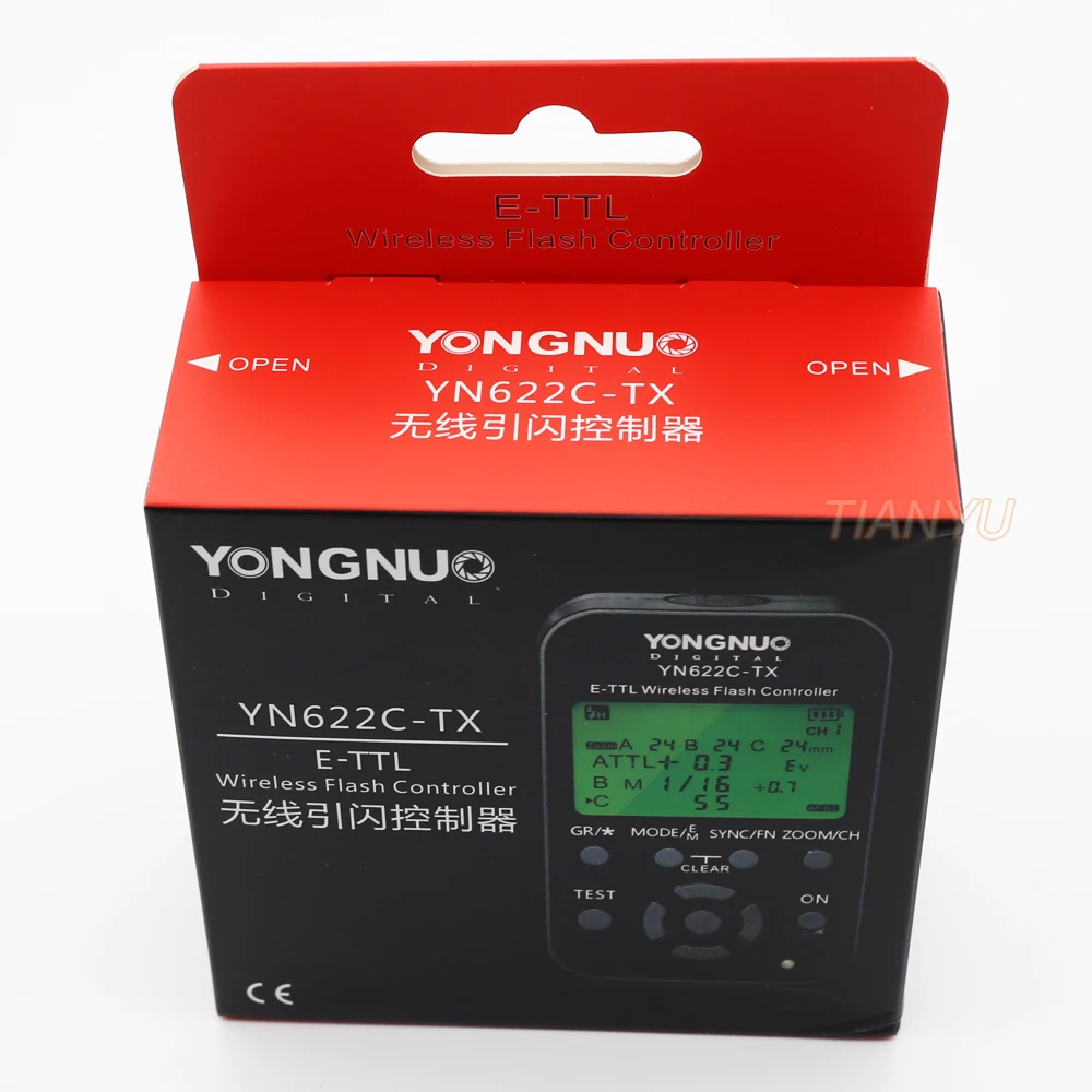 Новейший Yongnuo YN 622C TX YN622C ЖК беспроводной e TTL контроллер вспышки 1/8000s триггер