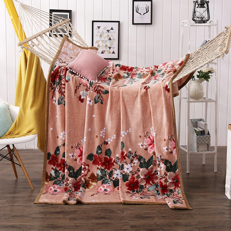 

Thick Soft Warm Blanket Coral Sherpa Blankets Travel Sofa Solid Color Fleece Blankets For Bed Soft Fluffy