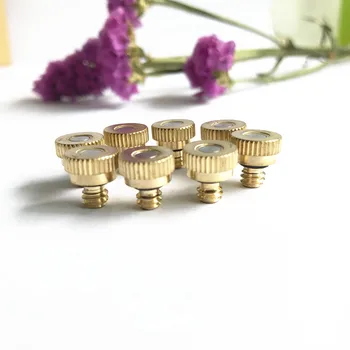 

S358 Brass Mist Nozzles 10/24UNC Threaded Misting Fogging Water Spray Sprinkler Head 0.1-0.8mm fine fog nozzles 5pcs/lot