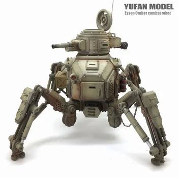

1/35 Machine Sky Tank Robot Resin Figure Soldier Model YFWW-1835