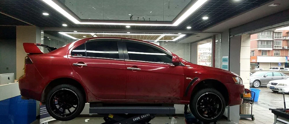 AITWATT для Mitsubishi LANCER EVO 2010 2014 спойлер из АБС пластика Праймер цветные декоративные