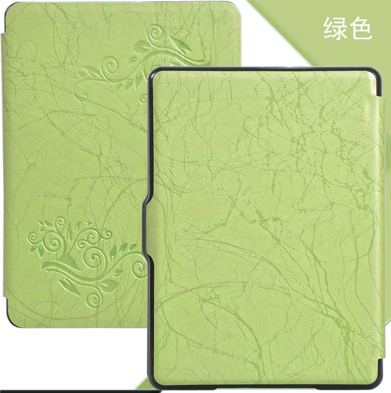 

Luxury Ultra Slim Print Flower PU Leather Protective Magnetic Case Cover For Amazon Kindle 8th 2016 Kindle 558 E reader Tablet
