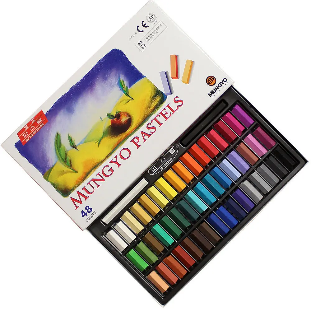 Мягкая пастель MIRUI 24 или 32 или 48 или 64 цвета квадратного типа - Цвет: 48 colors  Set