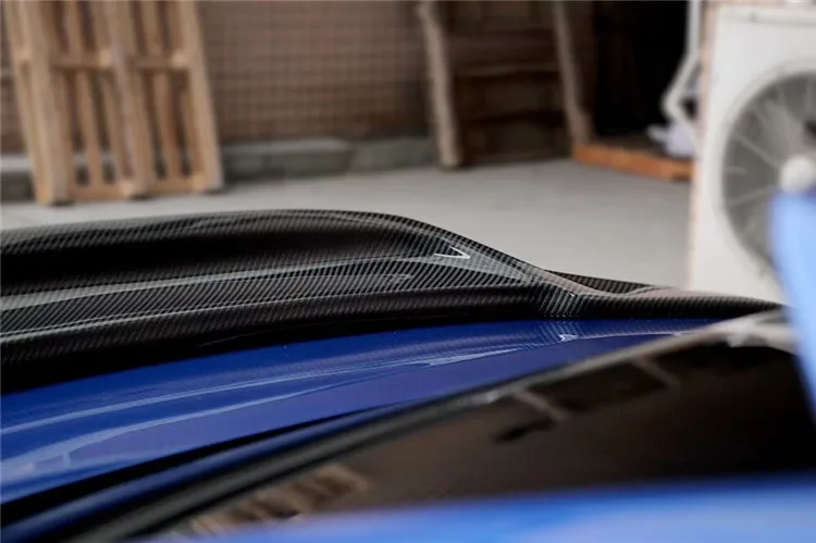 Углеродного волокна заднего крыло багажника спойлер для 16 17 18 Chevrolet Camaro ZL1 EMS