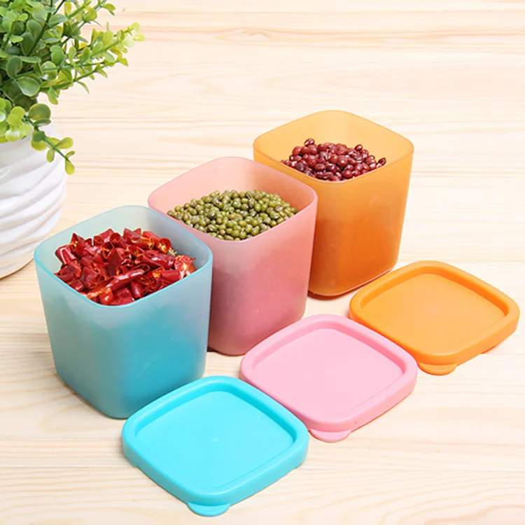 

230ML Plastic Multifunction mini Refrigerator crisper storage box sealed transparent box kitchen sorting food storage box