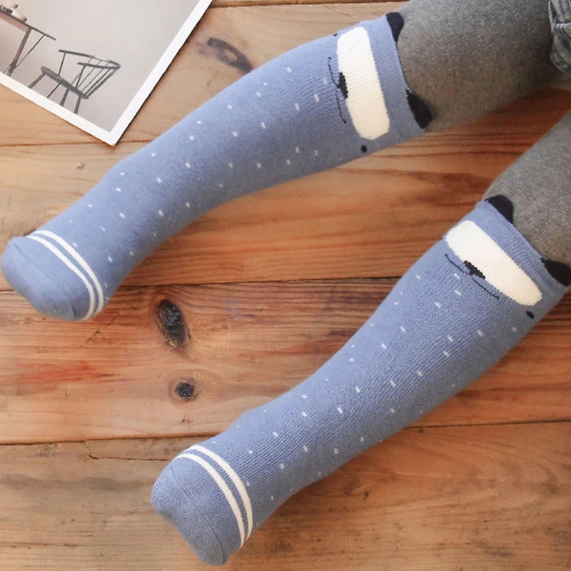 Baby winter sock warm thicken terry cotton knee high long socks for