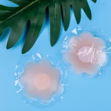 2 фото для женщин многоразовый самоклеющийся бюстгальтер силиконовый лепесток груди соски крышка колодки пирожки