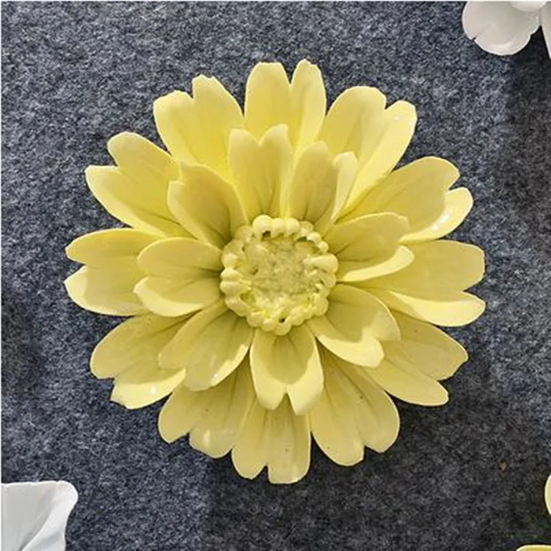 

Wall stickers sunflower and gardenia wall hangings, creative home office restaurant wall decoration, beautiful flowers