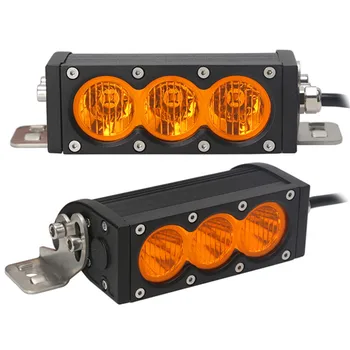 

6inch 11inch amber white led light bar 30W 60W off road car truck spot flood led driving light fog lights 12V 24V LED work lamp