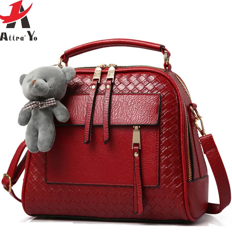 Atrra Yo Women Leather Handbag Luxury Handbags Brands Atrra Yo Women Leather Handbag Luxury Handbags Brands Messenger Bags Las Shoulder Bag S Pouch Bolsa Ls8990ay In Top Handle From Luggage