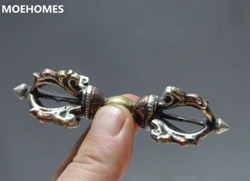 

christmas Vajra Dorje Tibetan Nepal Buddhist Bronze Buddhism weapons of sacrifice metal crafts home decoration