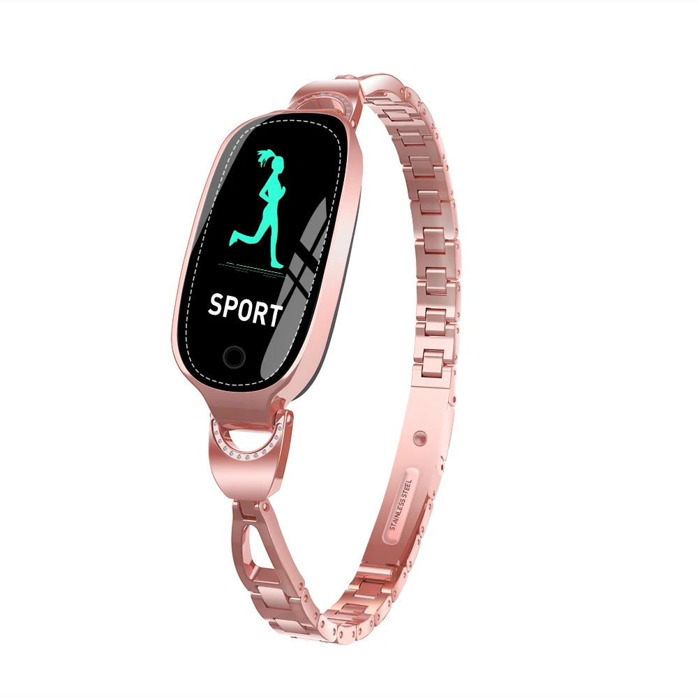 

F18S Fashion Smart Fitness Bracelet Women Blood Pressure Heart Rate Monitoring Wristband Lady Watches Gift For huawei xiaomi M3