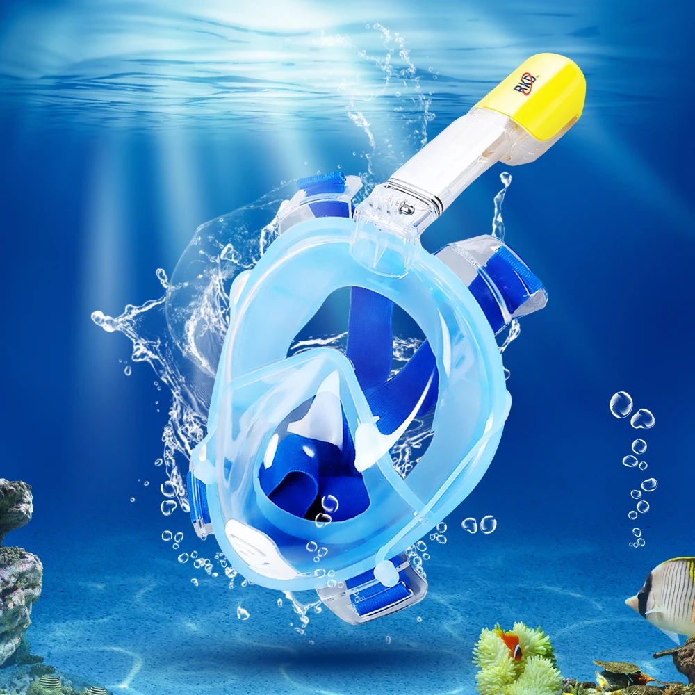 RKD Full Face Diving Mask Underwater Anti Fog Scuba Mask Snorkeling