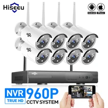3T HDD 8CH 960P Wireless CCTV System IP Camera WIFI DVR NVR kit Outdoor CCTV Camera Home Security System Surveillance Hiseeu