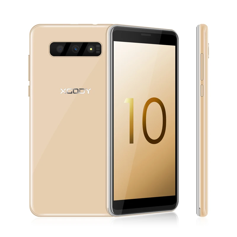 XGODY S10 3G Dual Sim Smartphone 5.5 Inch 18:9 Mobile Phone Android 8.1 MTK6580 Quad Core 2GB RAM 16GB ROM 5MP 2500mAh Cellphone