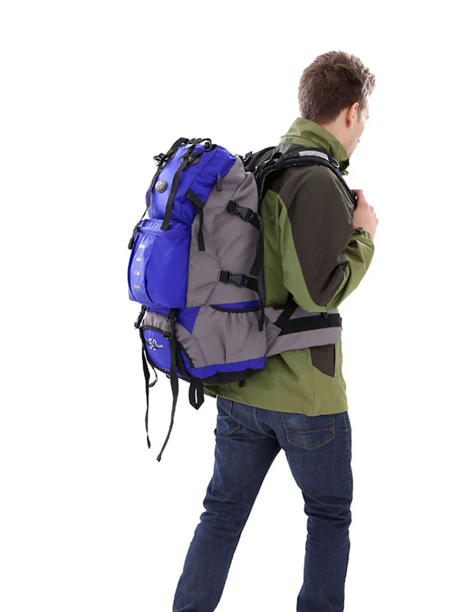 Местный лев Кемпинг Пешие прогулки рюкзак; спортивная сумка путешествия рюкзак для альпинизма восхождения оснастить мужчин t 50L для мужчин женщин мужчин Teengers