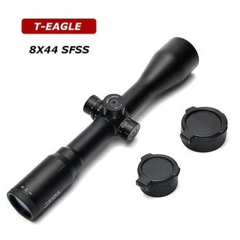 

8X44 SFSS Tactical Sniper Rifle Scope Built-in Level Spirit Riflescope Flex Scope Hunting Scopes for Lunette De Tir Carabine