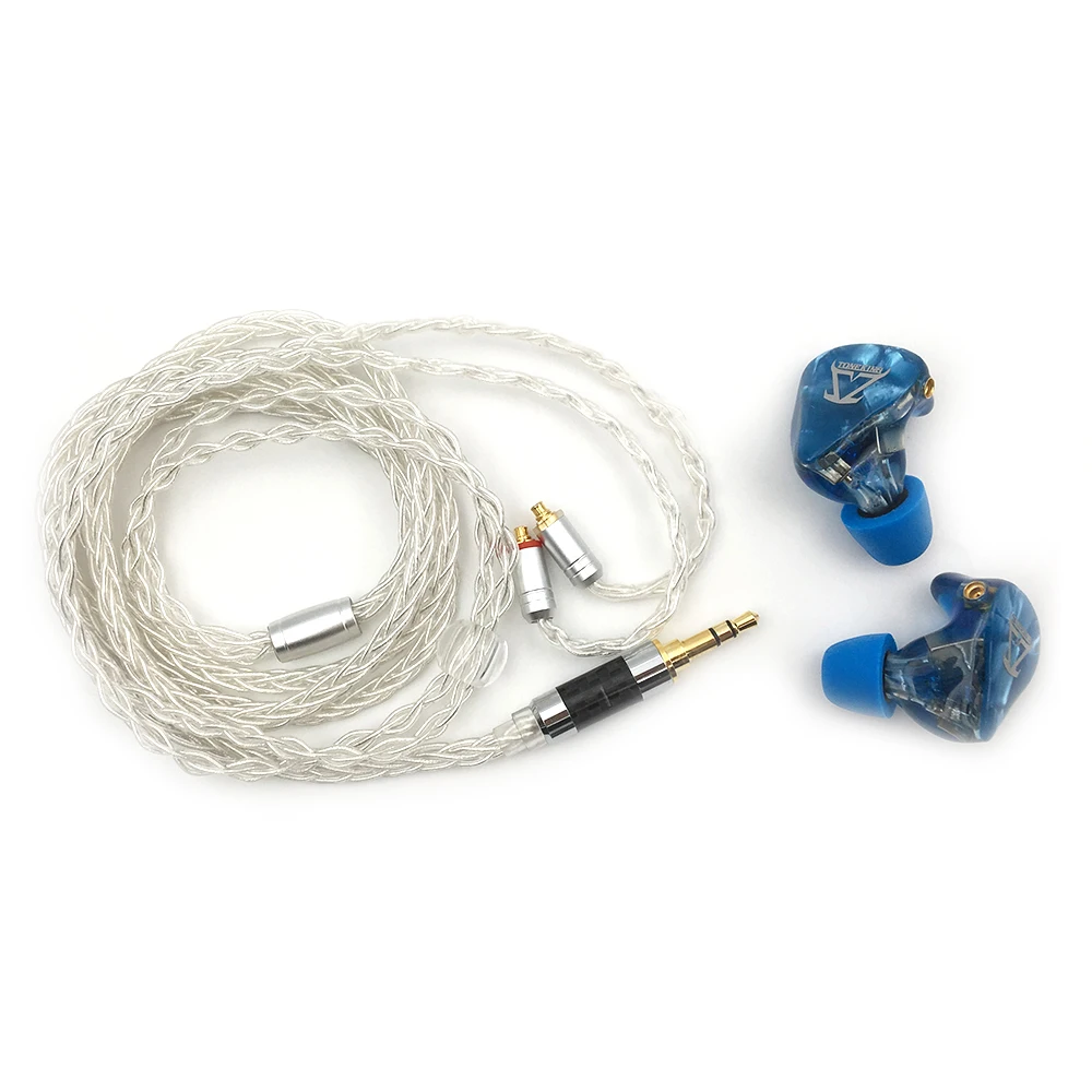 Наушники вкладыши TONEKING T88K с 8 драйверами на каждый канал стереонаушники медным и