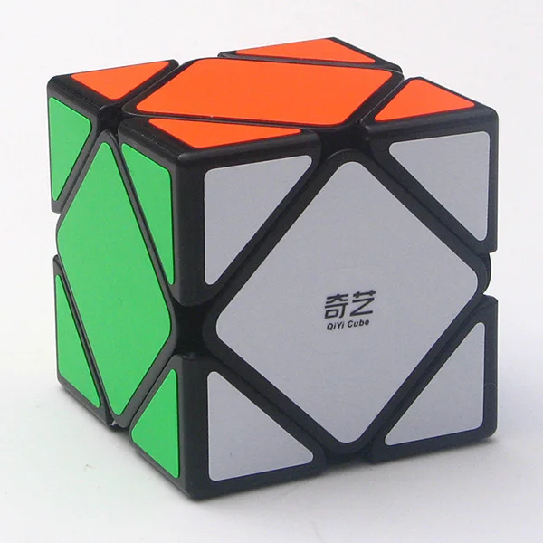 Qiyi QiCheng A speed Magic Cube 2 on 2 speed Cube, магические кубики, блоки, головоломка, игрушки для детей, cubo magico Jelly color - Цвет: Black -Sticker