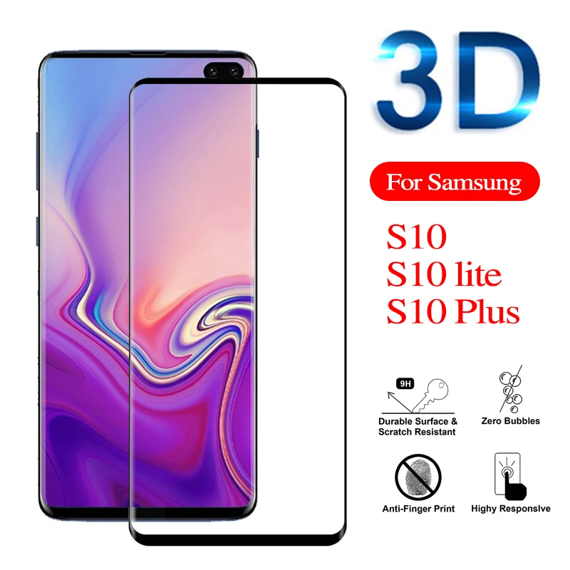 

For Samsung S8 Plus Flim Protector Tempered Glass On the For Galaxy S9 3D Glass For Samsung Galaxy S9 Plus Screen Protector