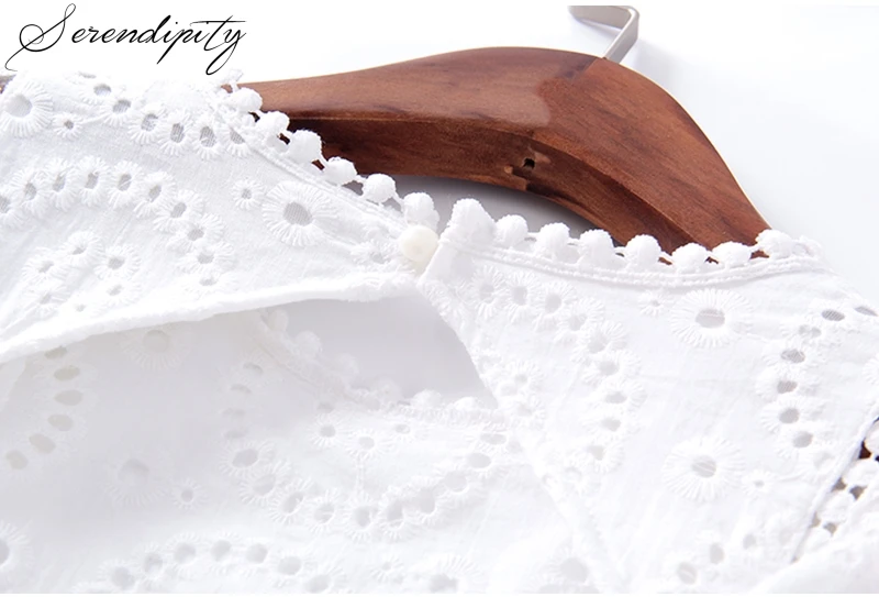 SRDP элегантное хлопковое белое платье с оборками, женское мини-платье с вышивкой, короткое летнее кружевное платье с высокой талией, vestidos
