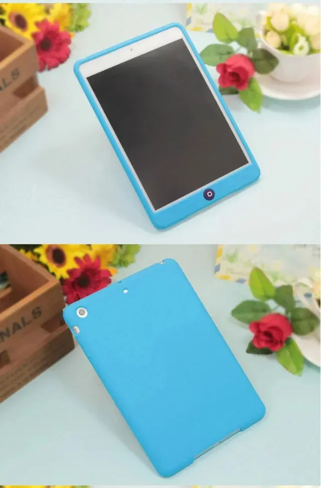 New Soft Rubber Tablet Coque for iPad mini 2 mini 3 Case Silicon Protective Cover for iPad mini 1 2 3 Silicon Shockproof Case (10)