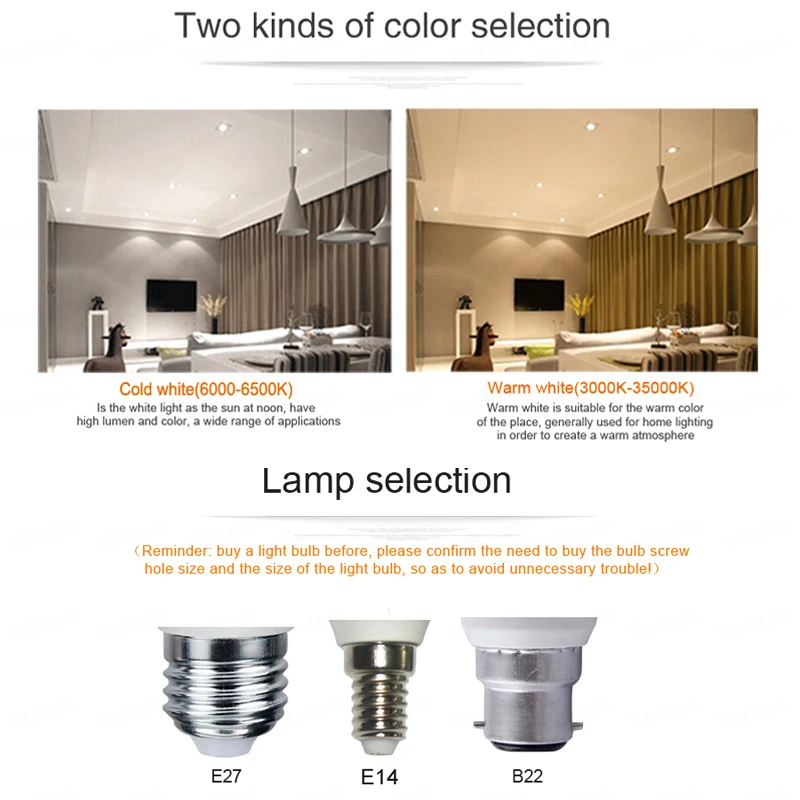 LED E14 lámpara LED E27 bombilla LED ampolla AC 220 V 110 V 240 V 18 W 15 w 9 W 5 W 3 W Lampada LED foco lámpara de mesa lámparas luz lampara