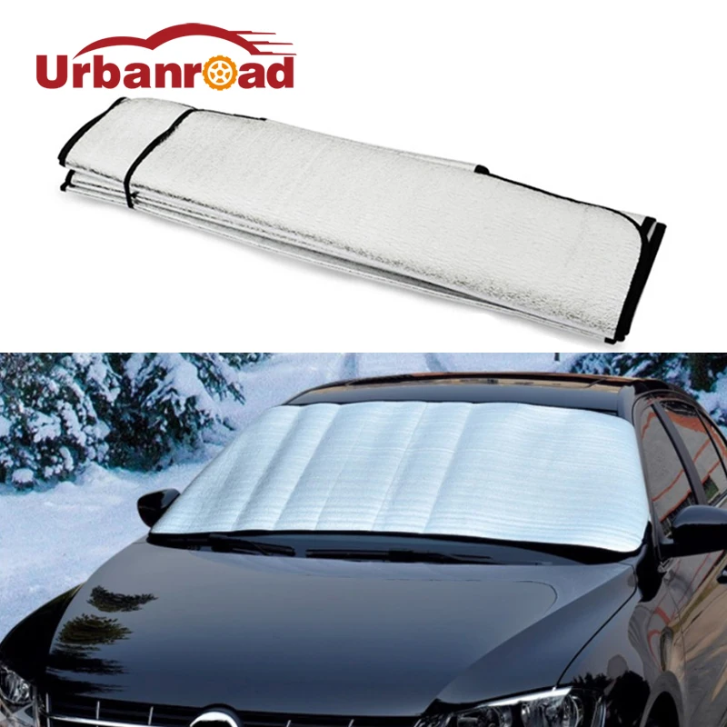 Urbanroad Universal Car Windscreen Snow Cover Protector Sunshade Auto