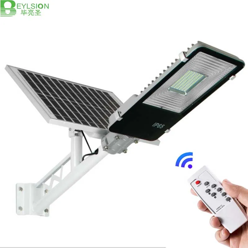 

BEYLSION LED Solar Street Light Garden Lighting 10W 20W 30W 50W 100W Remote Control Energy Lamp Battery Powered For Outdoor