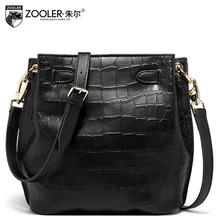 2015 New zooler women genuine leather bag brands fashion Serpentine quality women shoulder messenger Cowhide small bag
