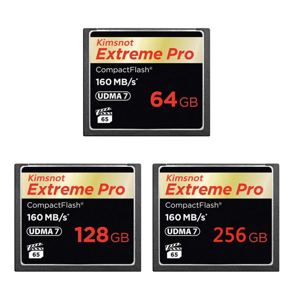 Kimsnot Extreme Pro карты памяти Compact Flash карта 32GB 64GB 128GB 256GB карты памяти CF Compactflash высокое Скорость 160 МБ/с. 1067x UDMA 7