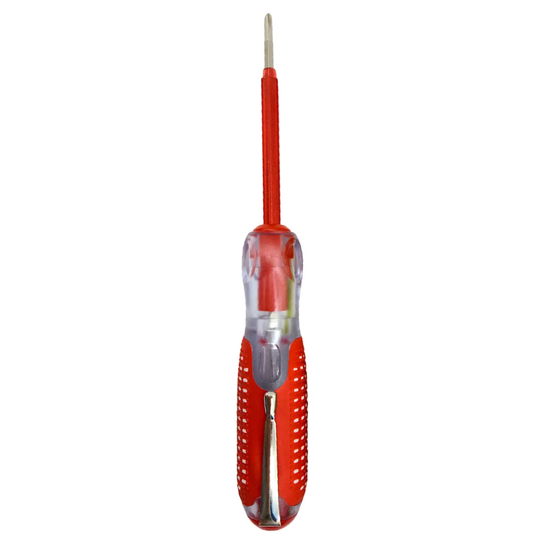 100-500 В тестовая ручка-отвертка, тест-карандаш, Электрический тест er, долговечная изоляция, Электрический домашний инструмент H3* 100 мм - Цвет: Red