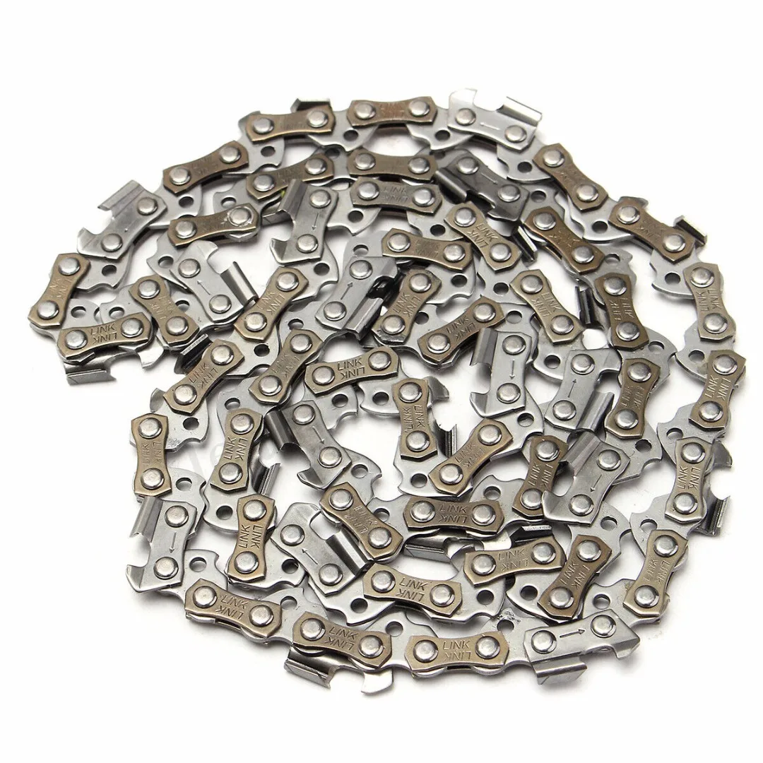 2Pcs/set 16 Inch 3/8" Chainsaw Saw Chain Blade Wood Carving Saw Replacement Part