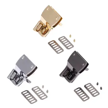 

Women Metal DIY Clasp Turn Twist Lock For Handbag Shoulder Bag Purse Hardware High Quality Lock NoEnName_Null