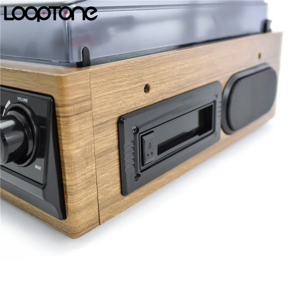 LoopTone 3 скоростной Bluetooth проигрыватель для виниловой записи встроенный динамик