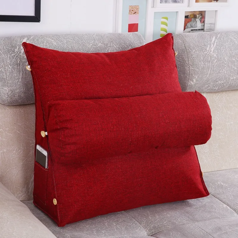 Новая задняя подушка дышащая напольная подушка большая задняя подушка с круглая подушка однотонное цветное сиденье декоративная подушка для дома