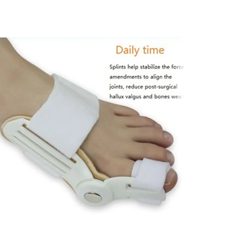 1Pair Foot Care Hallux Valgus Corrector Orthopedic Valgus Pro Braces Bone Thumb Straightener Big Bone Valgus Toes Separator