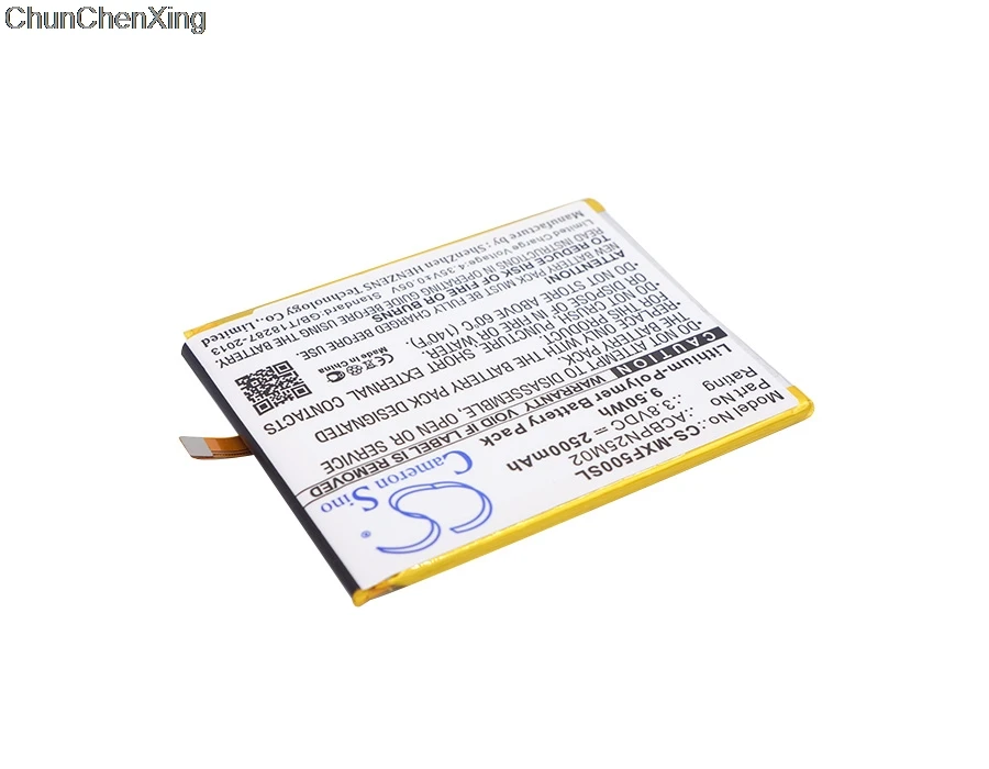 Аккумулятор Cameron Sino ACBPN25M02 2500 мАч для Micromax Canvas Fire 5 две SIM карты|Аккумуляторы